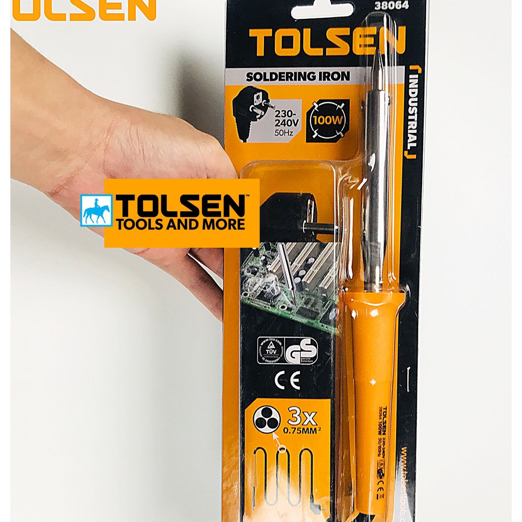 Mỏ hàn chì 100w soldering iron TOLSEN 38064