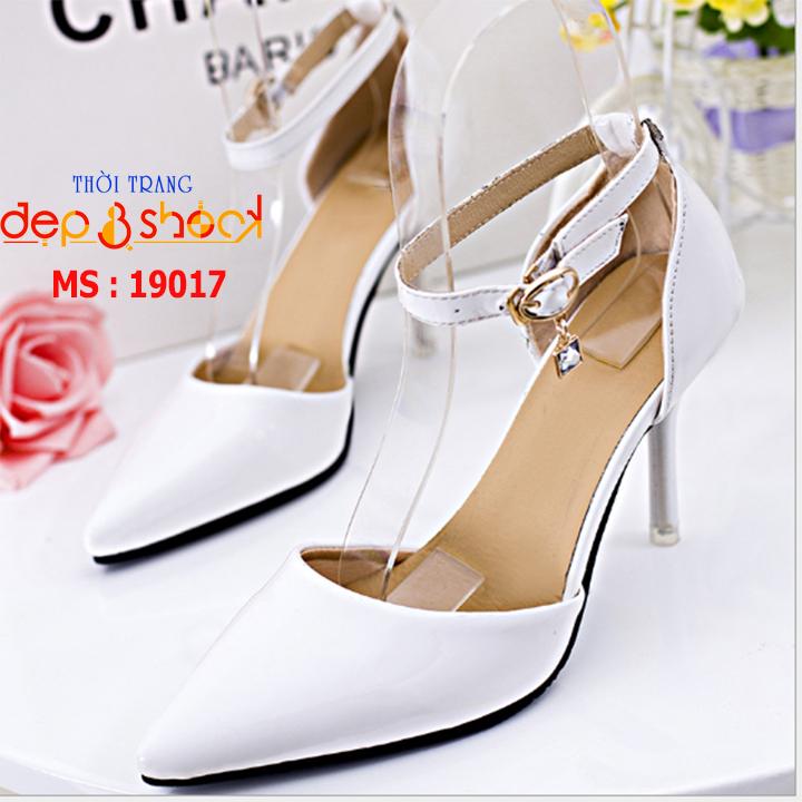 Sandal cao gót 7 phân bít mũi mang êm chân có big size