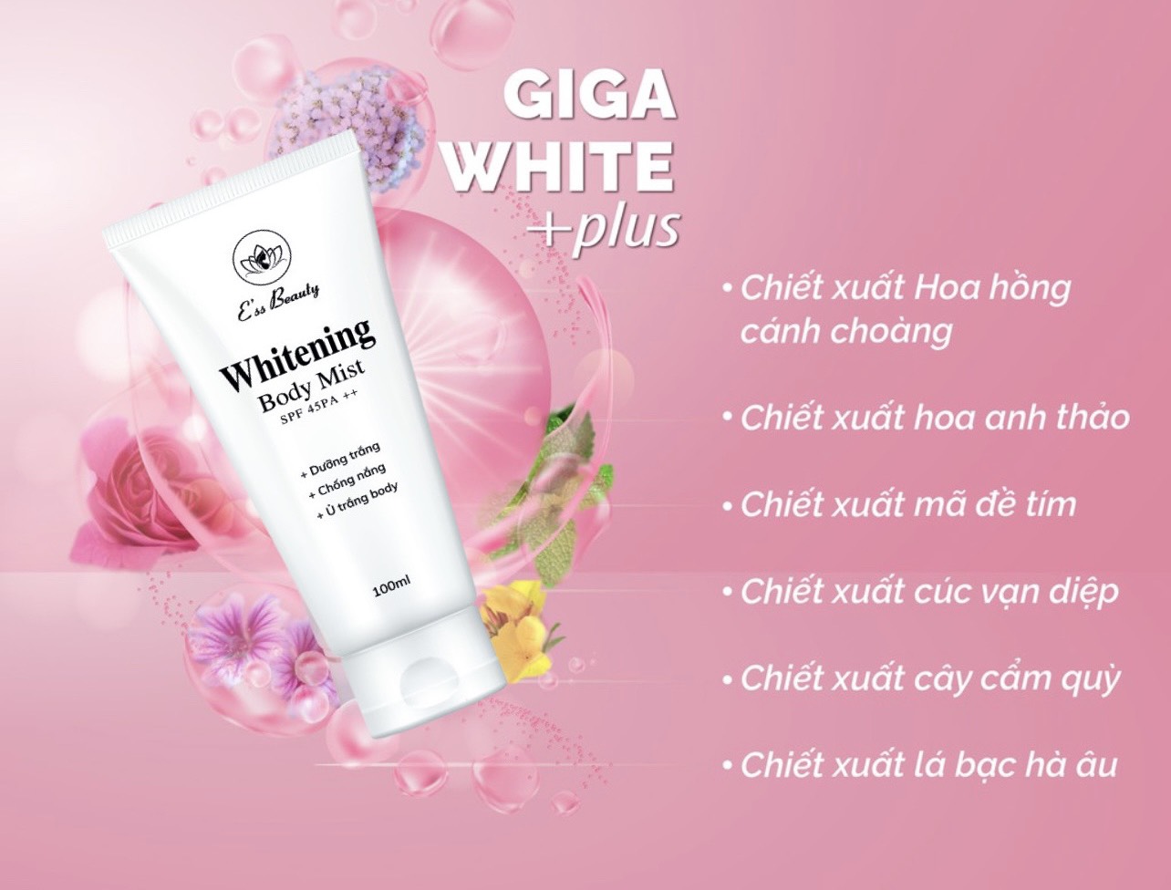 💖CHÍNH HÃNG💖 Ủ Trắng Body Mist