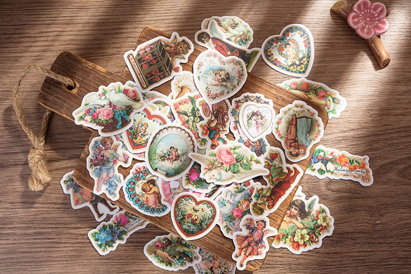 [HCM]Set sticker thiên thần nhỏ 10 cái/gói (Hàng có sẵn - mẫu ngẫu nhiên)