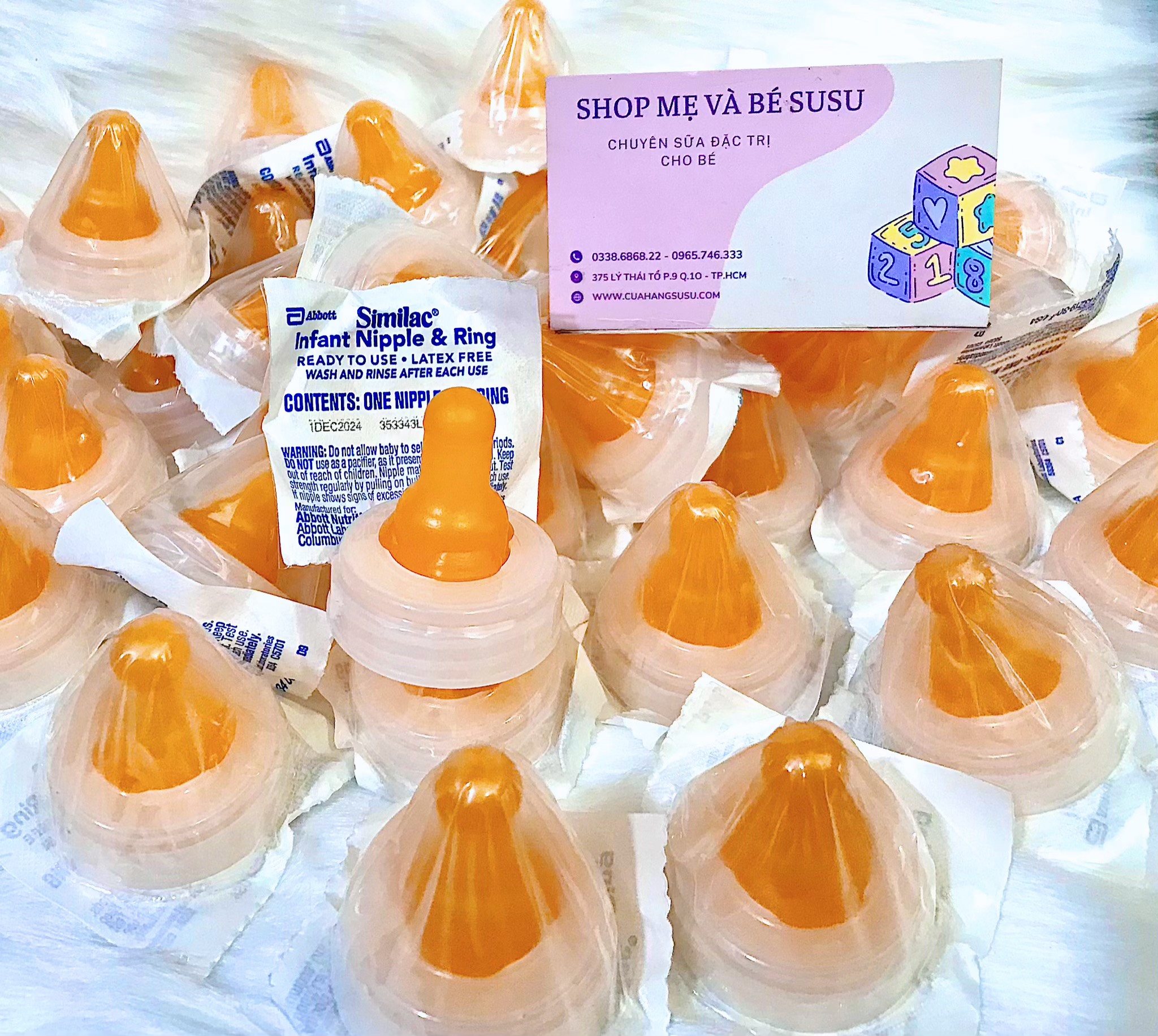 Núm similac dành cho trẻ sinh non, sơ sinh, bú yếu