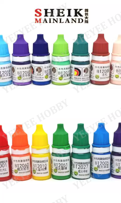 SƠN ACRYLIC GỐC NƯỚC SHEIKMAINLAND - MÀU CƠ BẢN BASIC COLORS 2001~ 2100