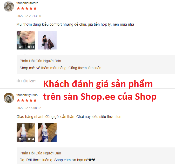 Xịt Thơm Quần Áo Hương Comfort Cực Thơm (Xả Vải Khô)