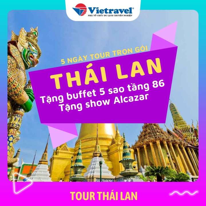 Tour du lịch Thái 5N4Đ: Bangkok – Pattaya – Chợ nổi 4 miền | Khách sạn 4 sao | Tặng Buffet tại BaiYoke Sky | Tặng Show Alcazar [E-Voucher Siêu Sale] – Vietravel , SKU-1890507145_VNAMZ-8858483424 – lazada.vn 🛒Top1Shop🛒 🇻🇳 Top1Vietnam 🇻🇳 🛍🛒 🇻🇳🇻🇳🇻🇳🛍🛒