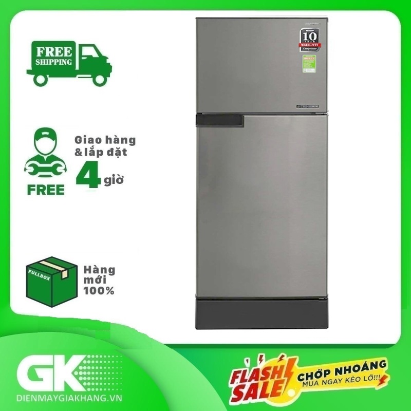 Tủ lạnh Sharp Inverter 180 lít SJ-X196E-SL