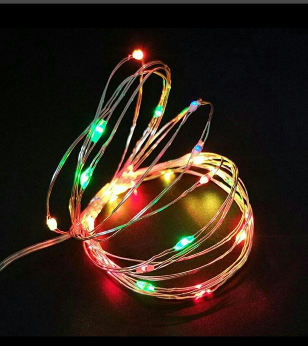 Dây đèn đom đóm 100 Led Dài 10m Dùng cổng USB 5V