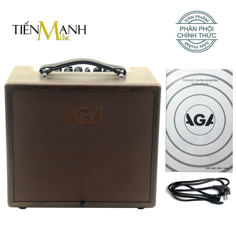 Ampli AGA SC-60-III Cho Đàn Guitar & Nhạc cụ mộc Acoustic (công suất 60W) - Bộ khuyếch đại âm thanh Amplifier Amply SC60