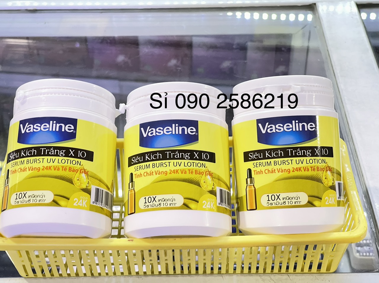 Body siêu kích trắng vaseline x10 250g