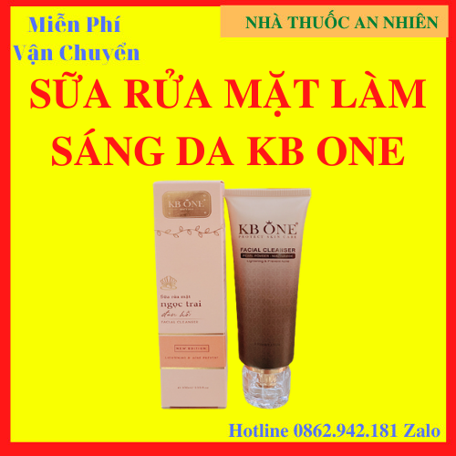 [HCM]Sữa Rửa Mặt Làm Sáng Da Ngừa Mụn KB ONE -100ml