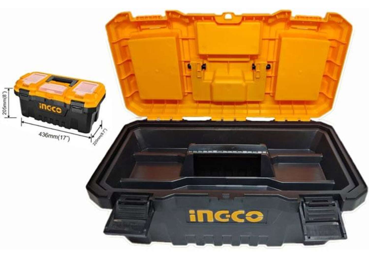 Hộp nhựa đựng công cụ 17'' Ingco PBX1701 PBX1702 Thùng khay đồ nghề đựng dụng cụ linh kiện điện tử, ốc vít tháo lắp