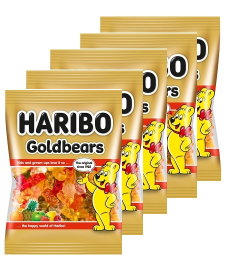 Kẹo dẻo Haribo Starmix 80g Combo 5 gói
