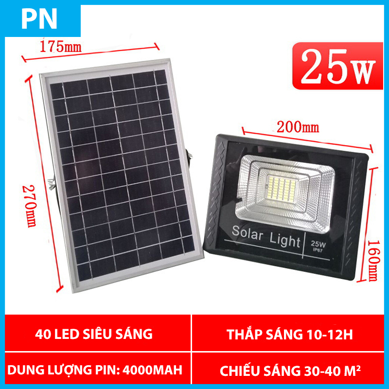 Đèn năng lượng mặt trời Solar Light 25W