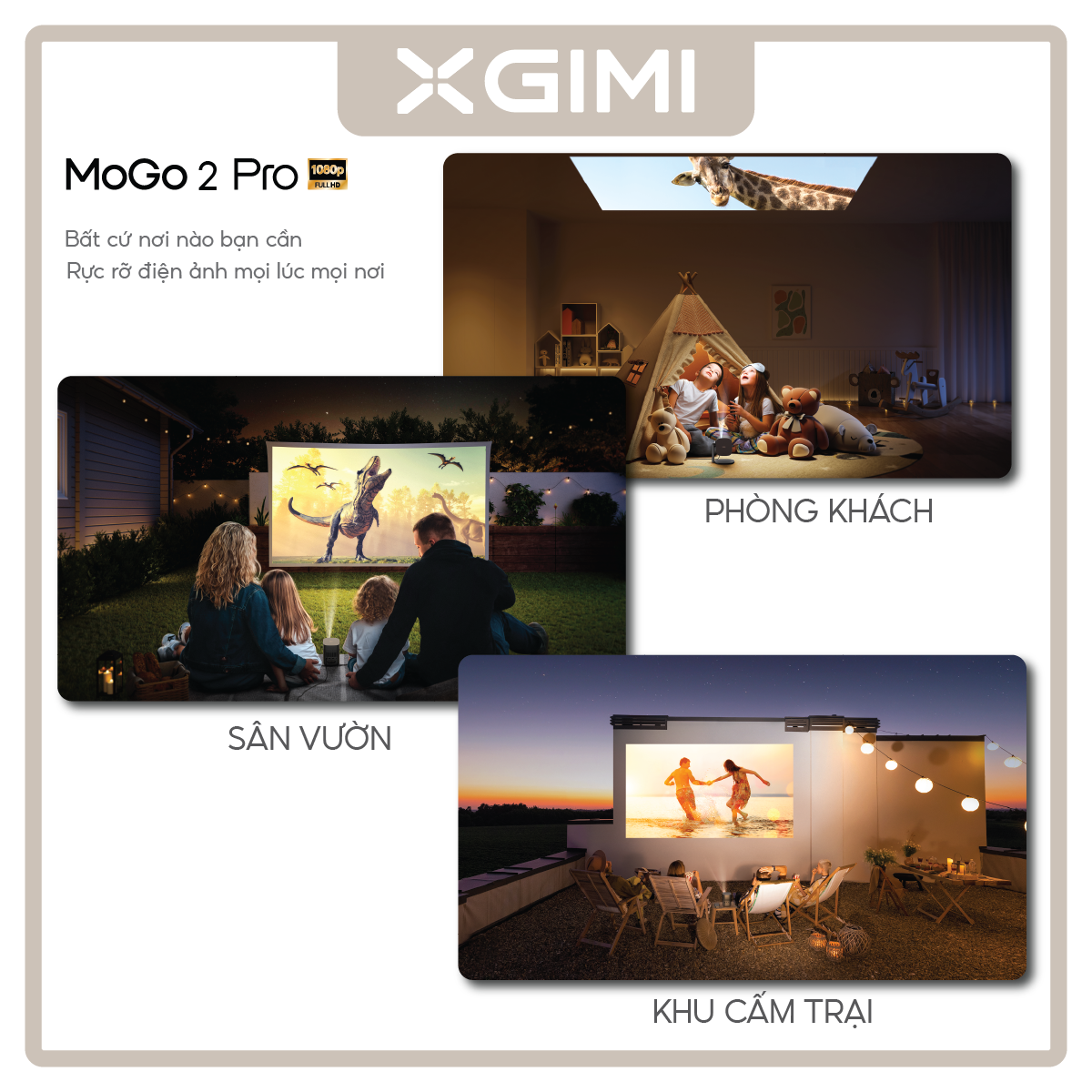 Máy chiếu thông minh Android XGIMI  Mogo 2 pro