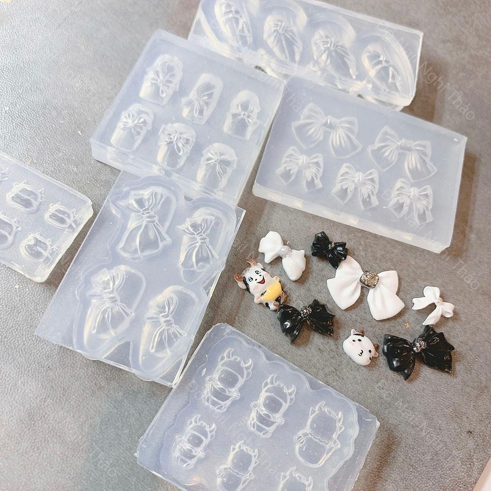 Khuôn silicon nail làm charm