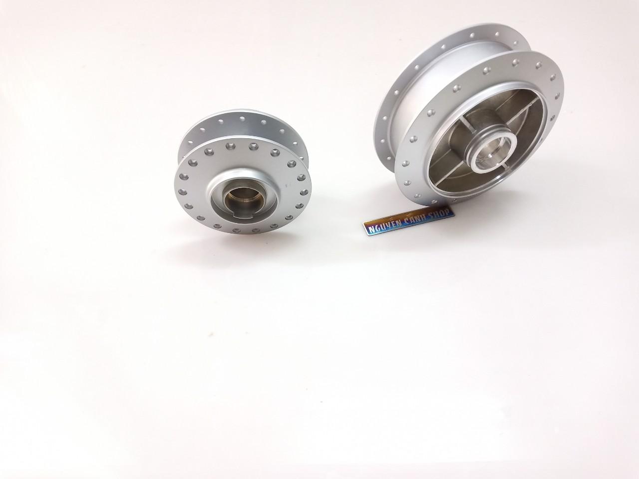 cặp đùm xe sirius 110 màu bạc