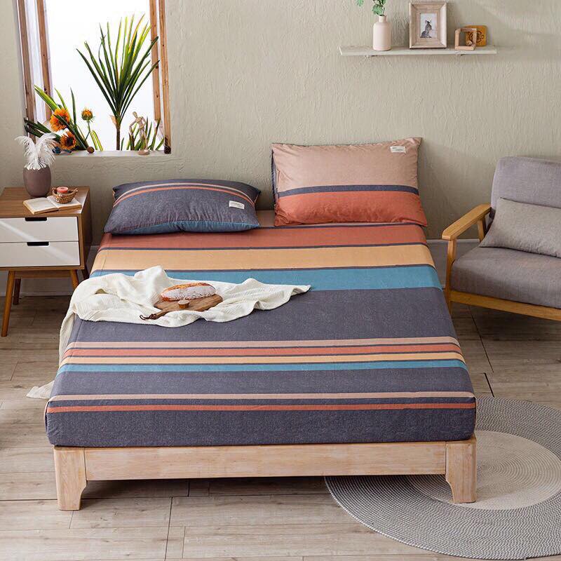 Ga Gối Cotton TiCi(TC) Mẫu Kẻ Nhập Khẩu (nhiều mẫu)