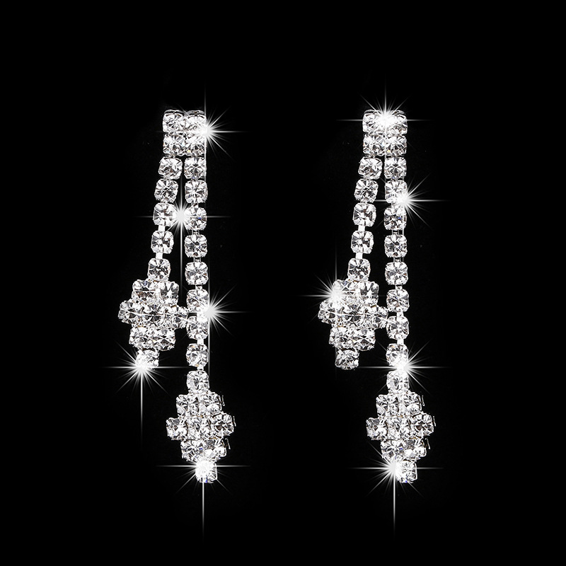 BỘ TRANG SỨC NỮ HOÀNG TUYẾT KIM CƯƠNG ZIRCON SANG TRỌNG QUÍ PHÁI BTSBAMBOO1