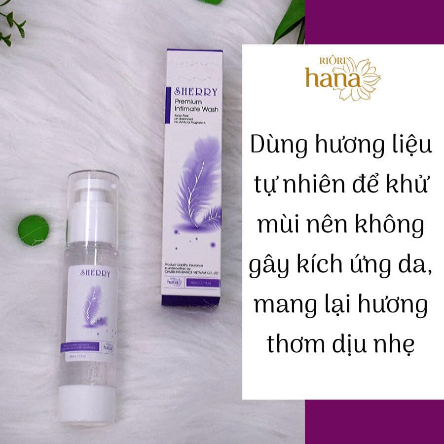 Dung dịch vệ sinh phụ nữ Sherry Hara White Riori