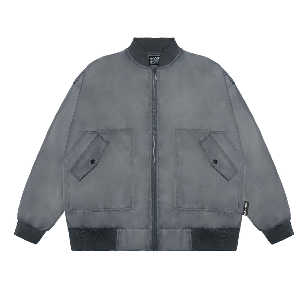 Áo khoác dù 2 lớp local brand DAVIES chống nước siêu bền, siêu ấm nam, nữ màu đen, xám Protex Jacket| D22-AK1