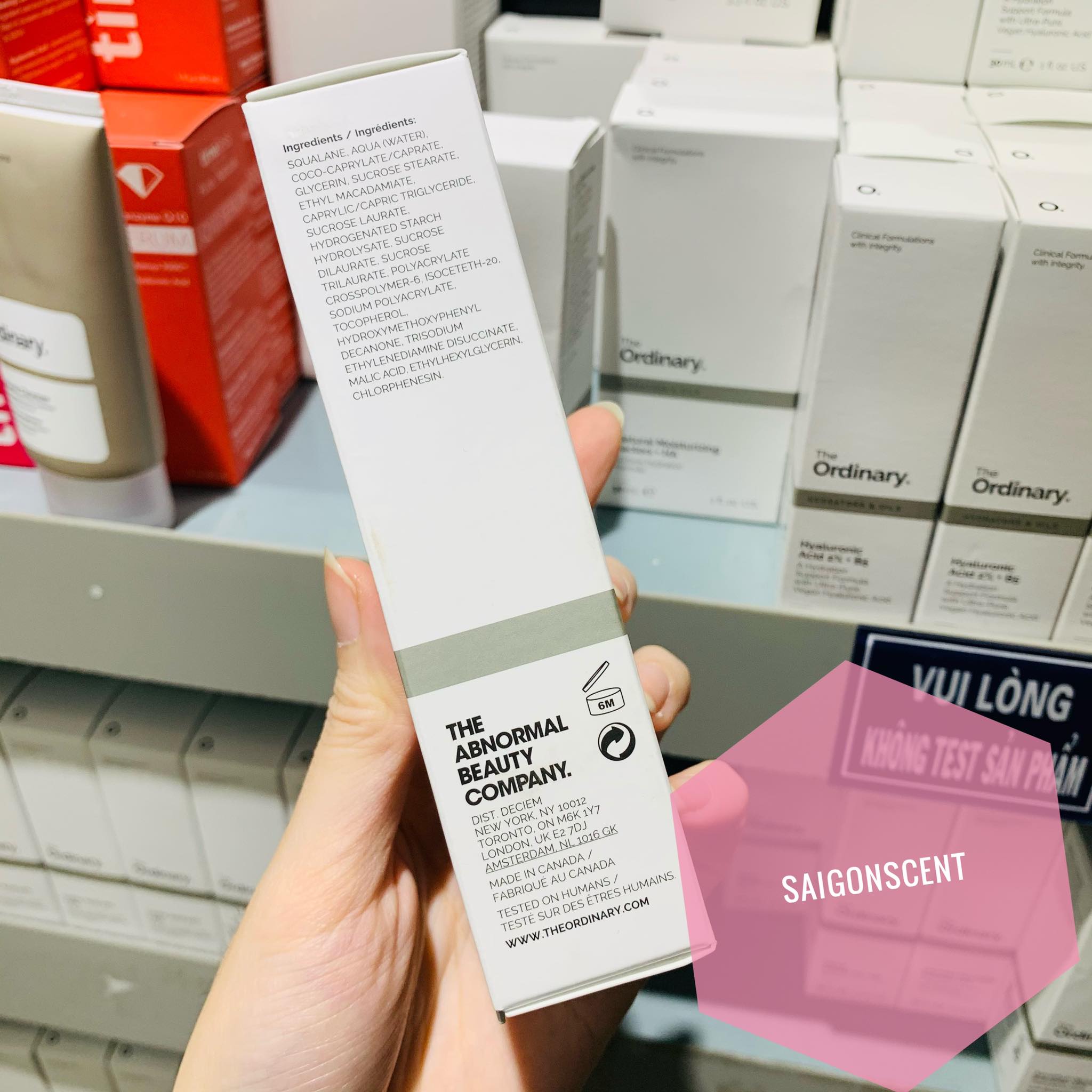 [HCM][Saigon Scent] Sữa rửa mặt The Ordinary Squalane Cleanser ( 50mL )