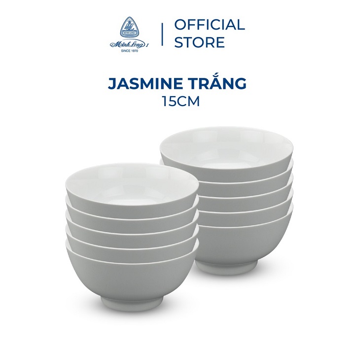Tô trắng gốm sứ Minh Long - tô trắng gôm sứ minh long