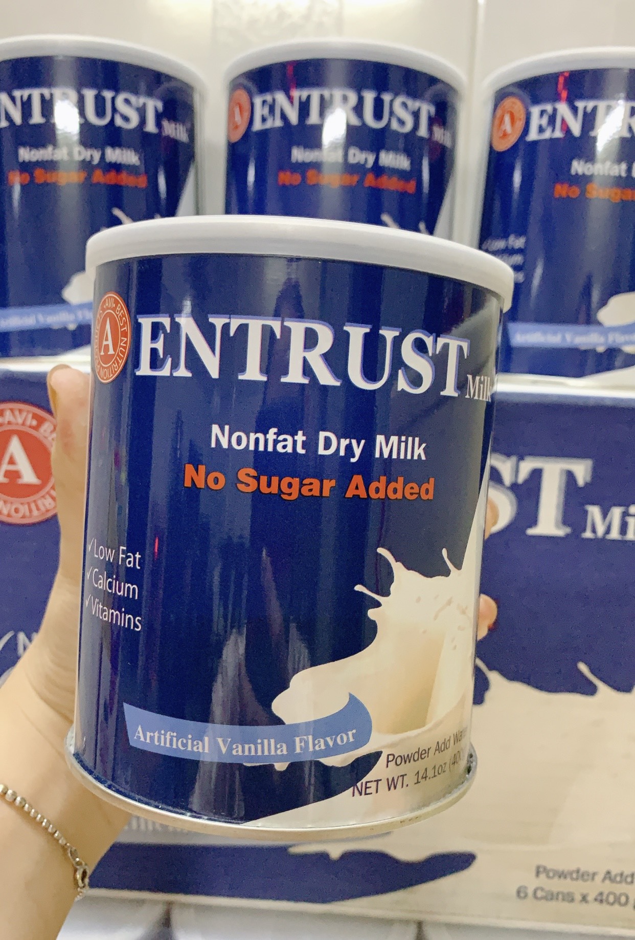 Sữa entrust tốt cho người tiểu đường 400g mỹ