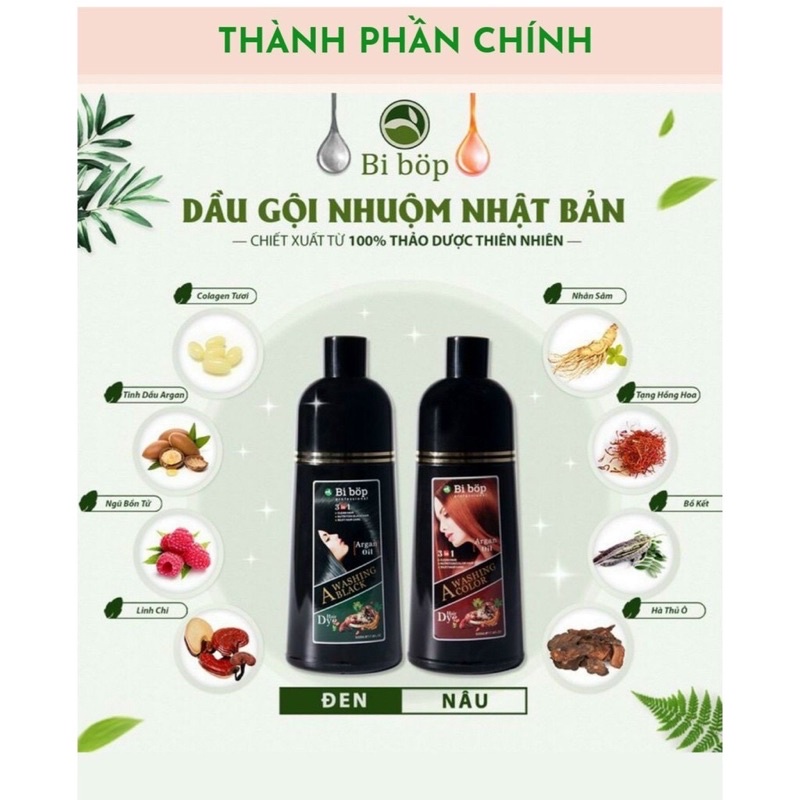 Dầu gội phủ bạc Nhật bản Bibop Date 2024