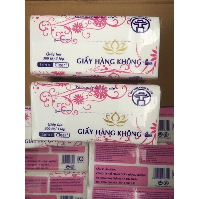 Giấy Rút Lụa Mềm, Dai, Mịn 300 tờ \ 3 lớp