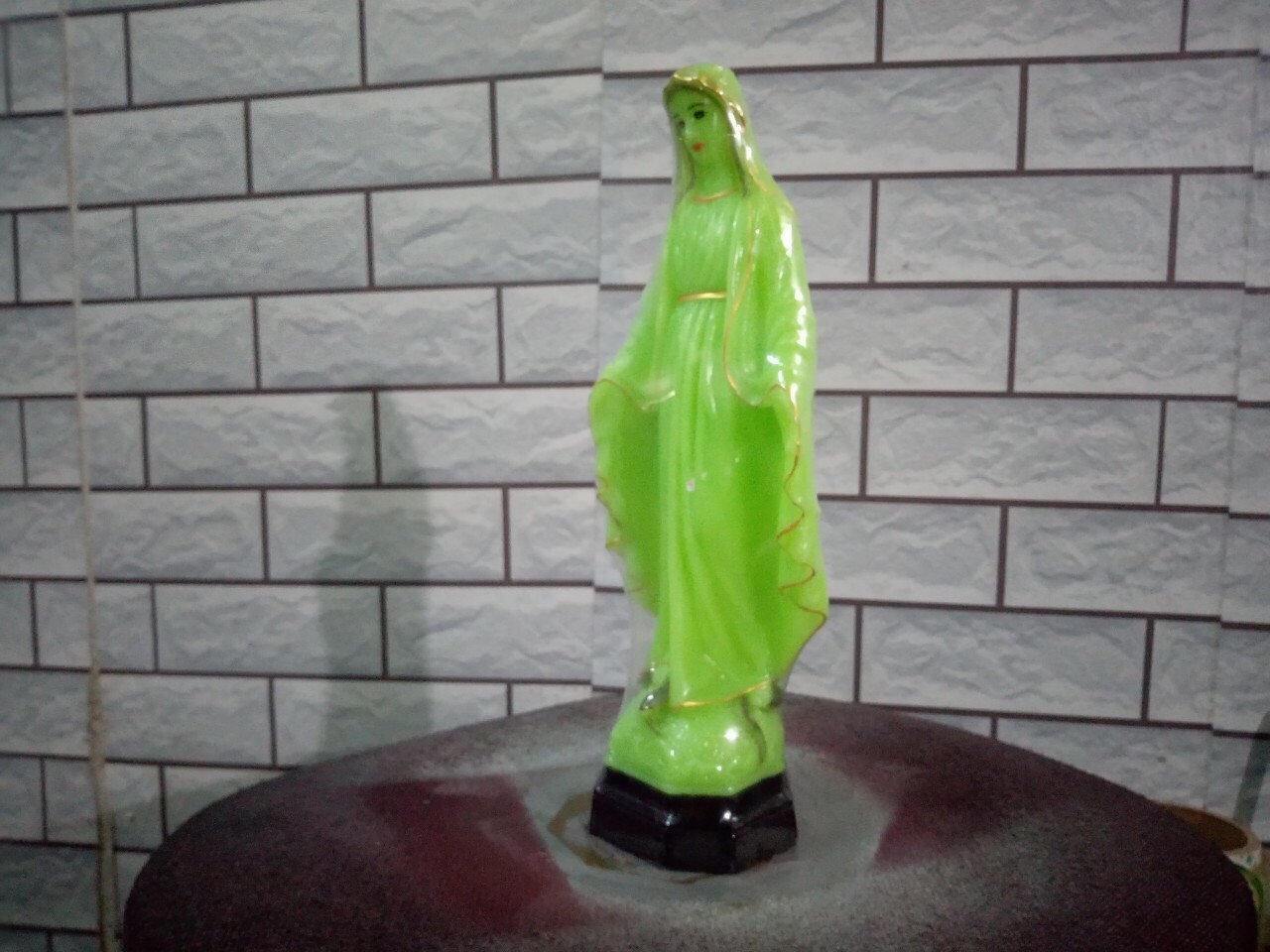 [HCM]6B.Tượng Đúc mẹ Ban ơn dạ quang 13cm