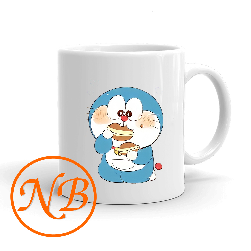 Cốc sứ in hình theo Doraemon