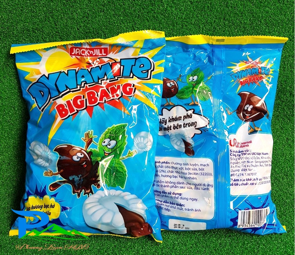 Kẹo ngậm Dynamite hương bạc hà nhân socola