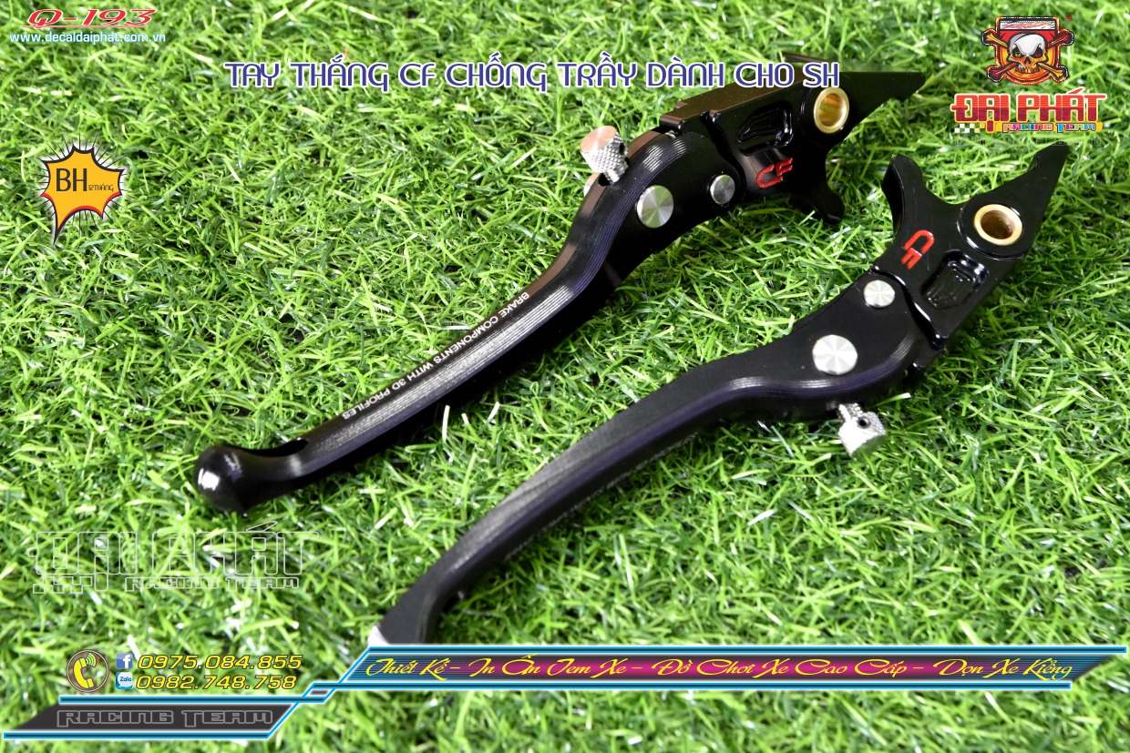 Tay Thắng CF CNC dành cho xe SH