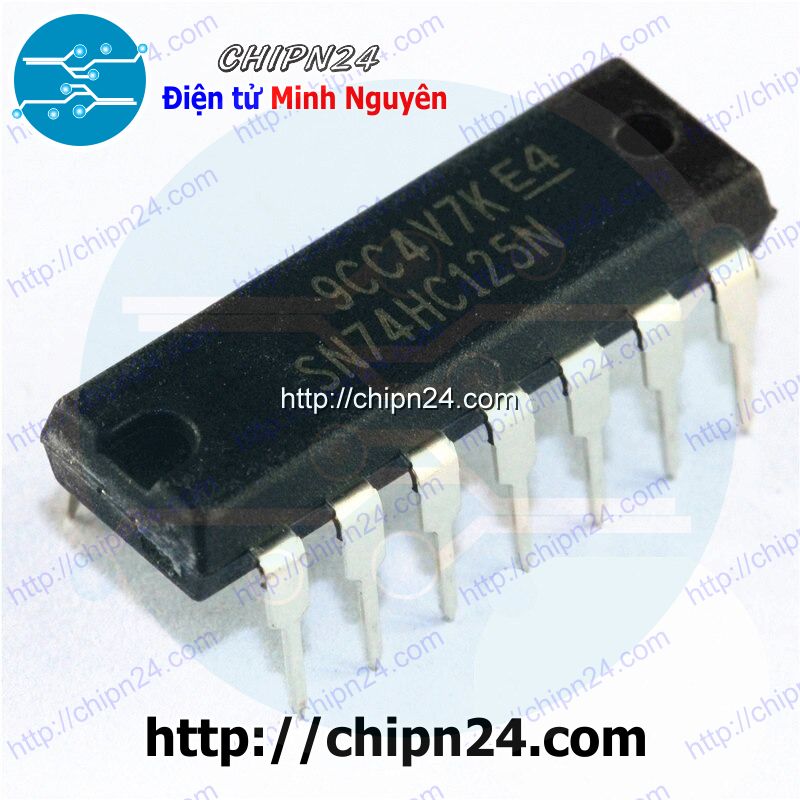 [2 con] (DIP) IC 74HC125 DIP-14 (74125 74HC125N)