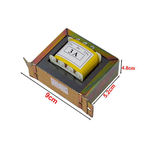 Biến áp đối xứng 15V-0V-15V 3A