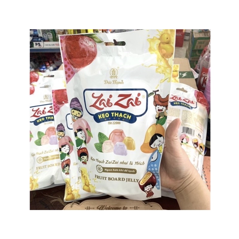 Thạch Zai Zai Túi 320G (Túi Dài mẫu mới)