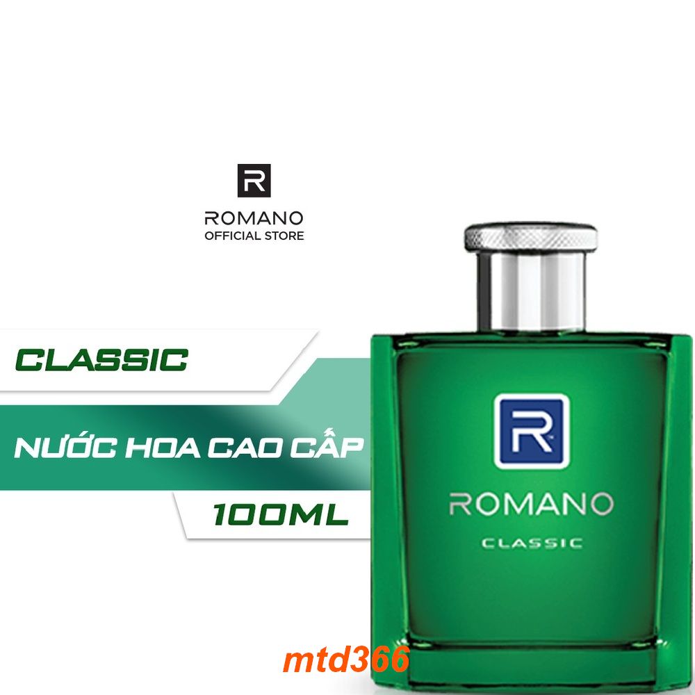 Nước Hoa Nam 100ml Romano Classic