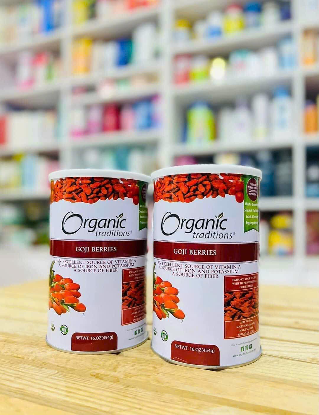 - kỷ Tử Organic Traditions GoJi Berries 454g