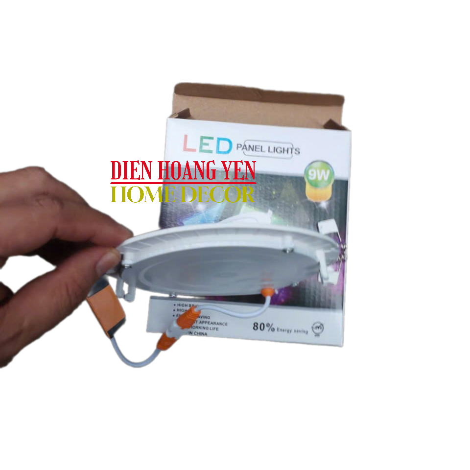 Bộ 10 đèn Led âm trần siêu mỏng 9w TIẾT KIỆM ĐIỆN