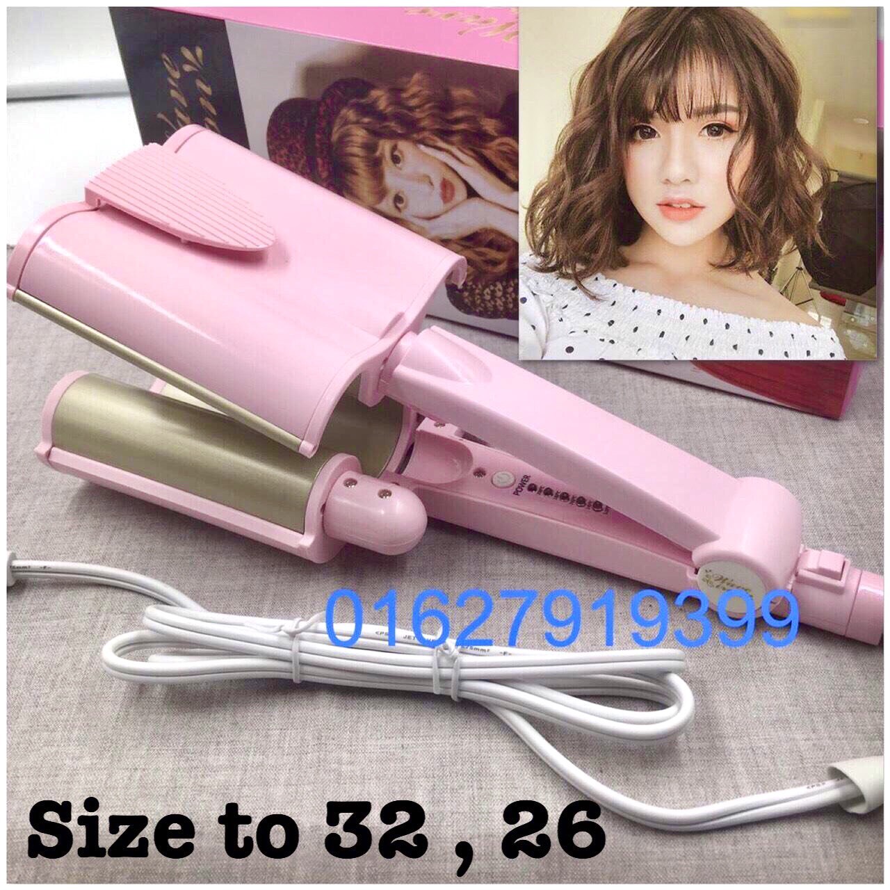 Máy uốn sóng Hippie tóc dập sóng 3 trục WAVE-IRON