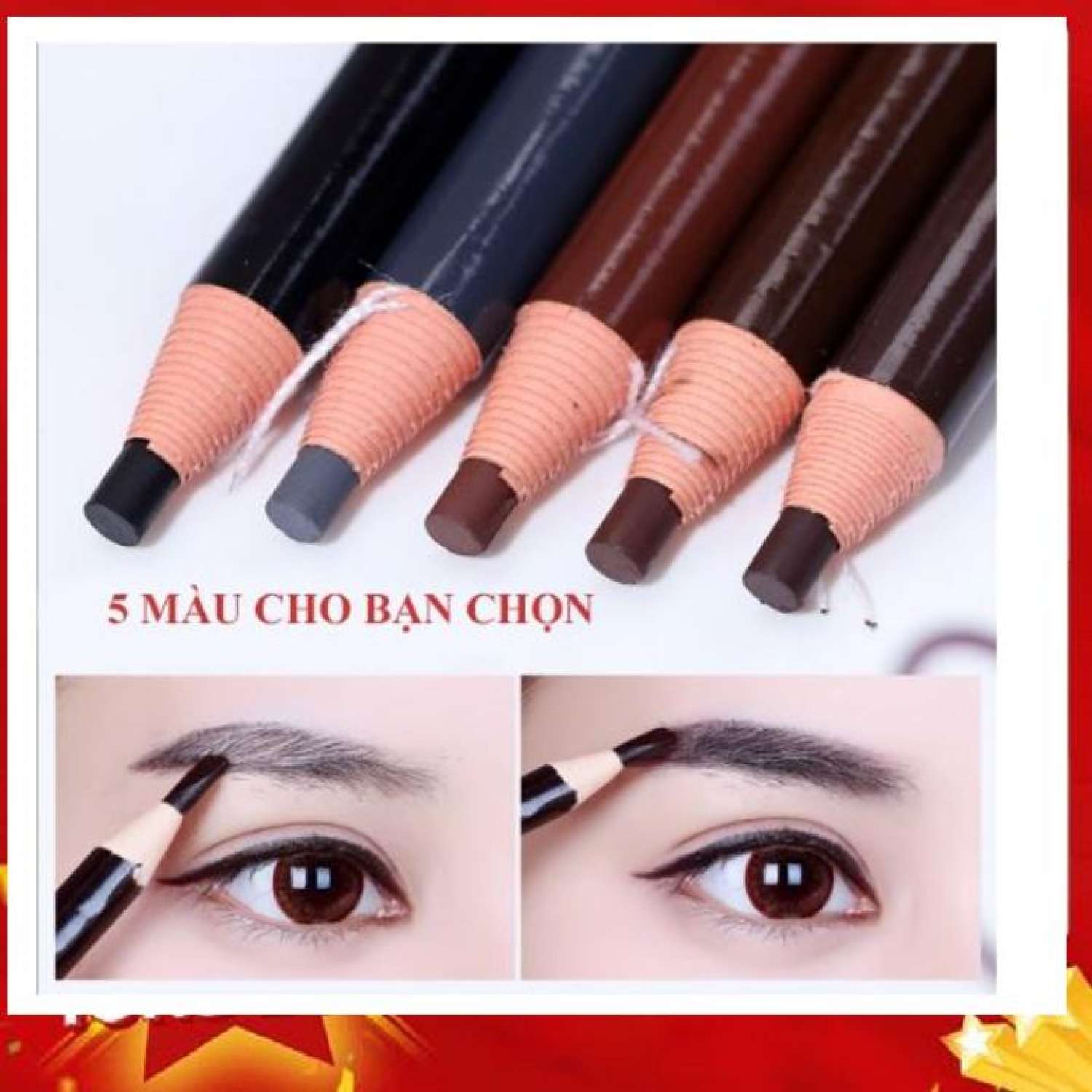 Bút chì xé kẻ mày - không thấm nước và mồ hôi