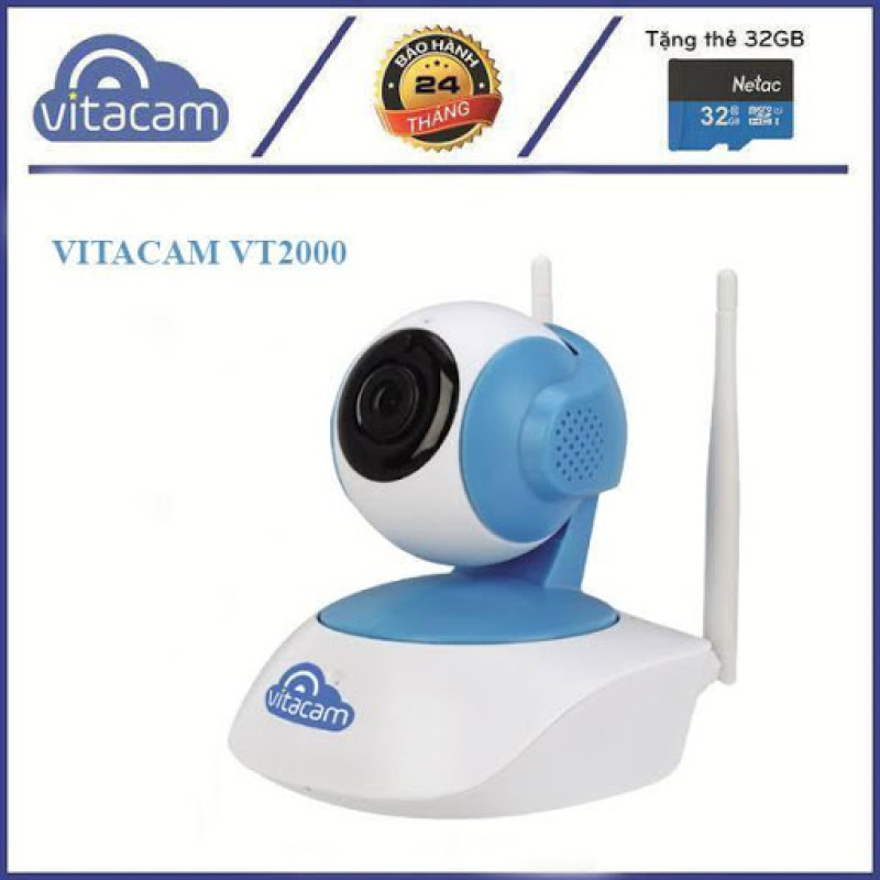 Camera IP Wifi Vitacam VT2000 3.0MP FullHD+ 1536P hồng ngoại ban đêm - đàm thoại 2 chiều (Trắng) - Phụ Kiện 1986