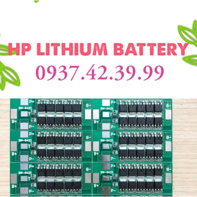 [HCM]Mạch bảo vệ pin Lion 1S 3.7V 25A