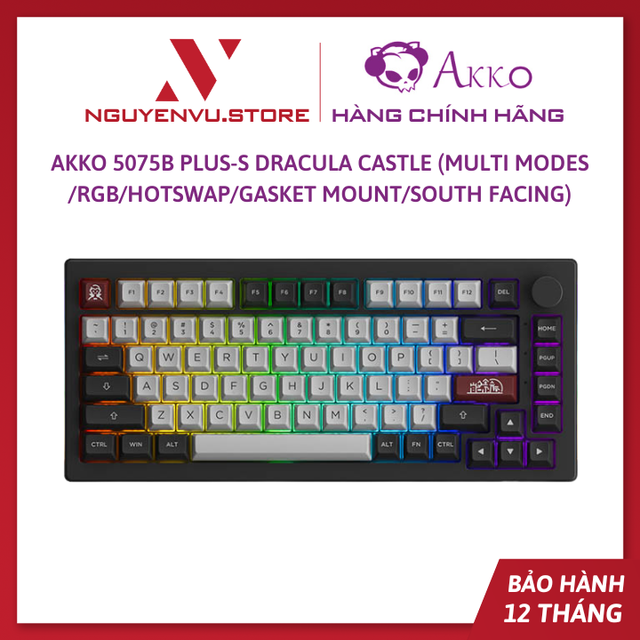 Akko 5075b plus-s Dracula Castle mechanical keyboard