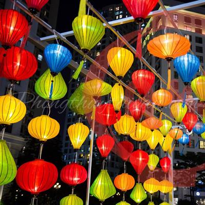 Đèn lồng đỏ củ tỏi Hội An(35cm,45cm,60cm) - trang trí