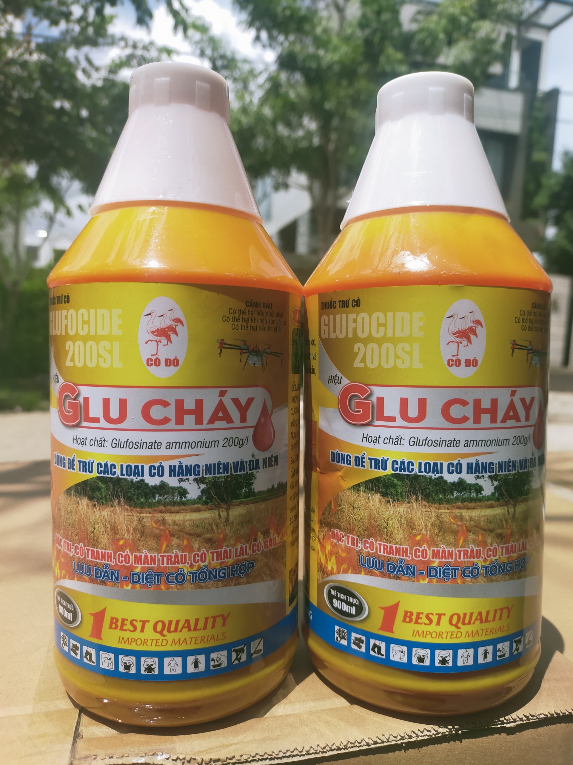 THUỐC TRỪ CỎ GLY CHÁY 900ML HÀM LƯỢNG 200SL