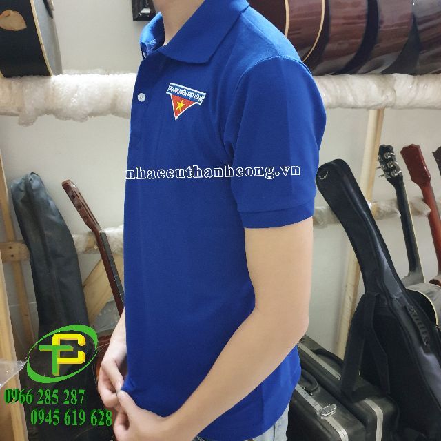 ÁO THUN ĐOÀN THANH NIÊN (LOGO THÊU)