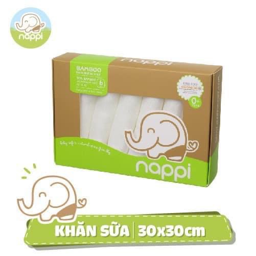 Khăn sữa Nappi chính hãng ( hộp 6 khăn)