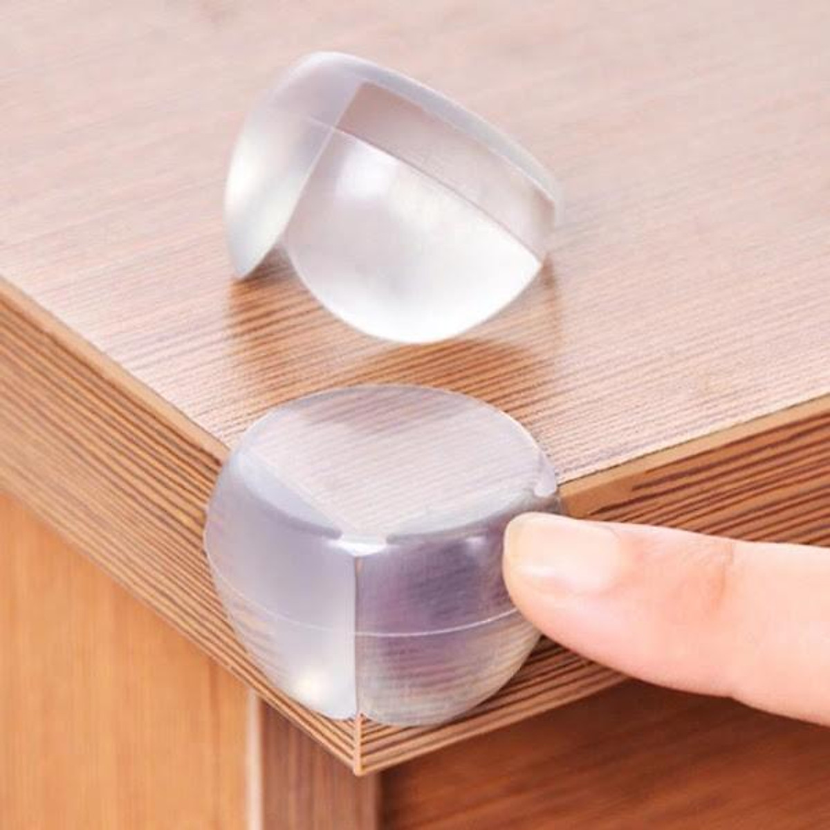 Miếng bọc cạnh bàn silicon - miếng bịt góc bàn mặt cười