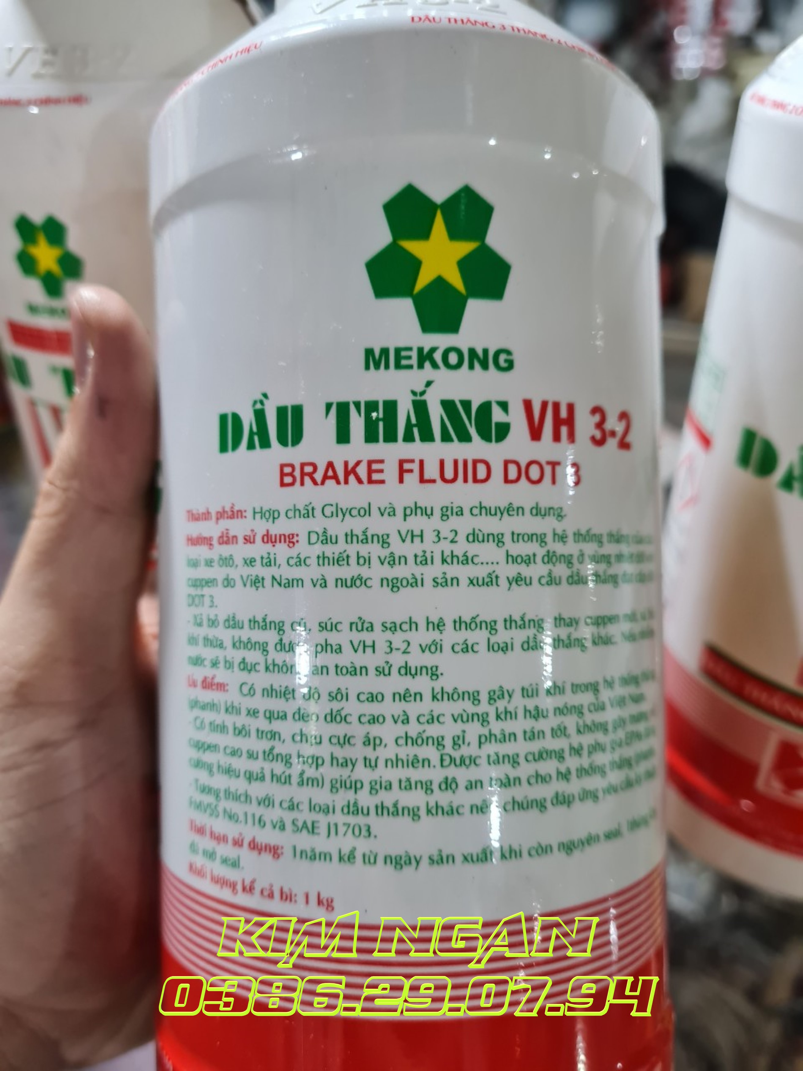 Dầu thắng Mekong (VH-3-2)-1kg-830ml