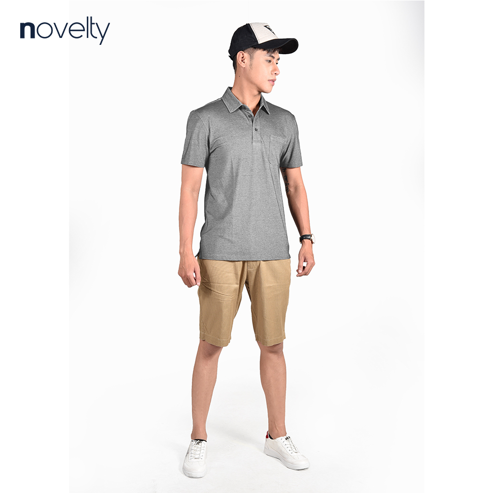 Áo thun nam polo novelty kiểu dáng melange natmmtmt3r210101n